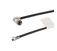 HangTon Basler Ace Aviator Racer Runner GigE, Sony, Imaging Source, HikRobot, Baumer, AVT, Panasonic, Jai, Dalsa, Hirose, 6 pin ad angolo retto HR10A-7P-6S a estremità aperta, 1 m