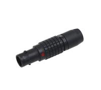 HangTon Black 0B FGG 304 - Connettore circolare maschio a 4 pin, compatibile con Lemo (4 pin, FGG nero)