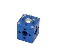 HangTon Blocco 3/8 "Staffa Filettatura Blocco Adattatore di Estensione di Montaggio per Maniglia ARRI Sony RED Camera Monitor Focus Motor Teradek Sistema Wireless Blue Square