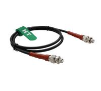 HangTon Cavo ad alta tensione 5kV 5000V SHV RP-BNC per pompa a ioni sonda di prova, connettore coassiale, 1m