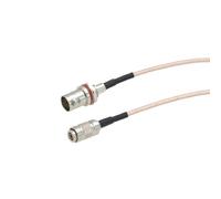 HangTon - Cavo adattatore DIN 1.0/2.3 a femmina BNC HD SDI per Blackmagic Video Assist Hyperdeck 75 ohm (15 cm, DIN 1.0/2.3 a BNC RG179)