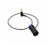 HangTon Cavo audio di bloccaggio da 3,5 mm da mini a basso profilo XLR 3 pin maschio per SONY D11 D12, Sennheiser Evolution 100 300 500 ricevitore