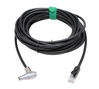 HangTon Cavo dati 8 pin Fischer a RJ45 Ethernet per Phantom Flex Miro VEO-S V1840 UHS, Micro ad angolo retto, CAT6, 5 m