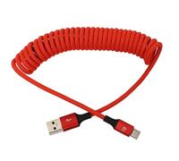 HangTon Cavo dati da USB-A a USB-C, PD 45 W ad alta velocità, CarPlay, cavo dati per Pixel 8, iPhone 15 16, Canon Sony FX30, Samsung LG, iPad, MacBook Pro, Dell Laptop, DSLR, intrecciato a spirale, 1