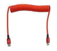 HangTon Cavo dati da USB C a USB-C, PD 60 W ad alta velocità, CarPlay, cavo dati per Pixel 8, iPhone 15 16, Canon R5C Sony FX3, Panasonic GH5II, Samsung, iPad, MacBook Pro, laptop, DSLR, intrecciato a