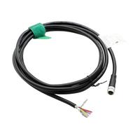 HangTon Cavo dati di alimentazione femmina M8 a 8 pin per Baumer CX Machine Vision Industrial Camera Sensor Automation Control I/O, codifica A, schermato, 1 m