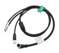 HangTon Cavo dati Ethernet di rete M12 a 12 pin per DJI Livox Mid-360 LiDAR Sensor a debug del computer, ad angolo retto a cavi volanti RJ45, 1 m