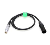 HangTon Cavo di alimentazione ad alta flessione XLR ad angolo retto 8 pin per fotocamera ARRI Alexa Mini, Amira, Alexa Mini LF (XLR4M, diritto 8-pin)