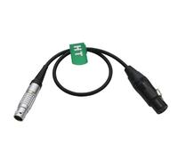 HangTon Cavo di alimentazione da 12 V per fotocamera Tiffen Steadicam M2 Ultra a Sony Canon C500 MKII C300 MK3 C700 C400 Panasonic, 2B 3 pin a XLR 4 pin femmina, 45 cm