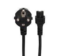 HangTon Cavo di alimentazione Euro Schuko spina CEE7/7 su IEC320 C5 Mickey Mouse per computer portatile AC adattatore cavo 250 V 2,5 A 1 m