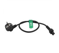 HangTon Cavo di alimentazione Euro Schuko spina CEE7/7 su IEC320 C5 Mickey Mouse per computer portatile AC adattatore cavo 250 V 2,5 A 24"