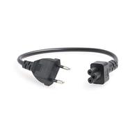HangTon Cavo di alimentazione europeo spina CEE7/16 a IEC320 C5 Mickey Mouse per computer portatile AC adattatore cavo 250 V 2,5 A 12"