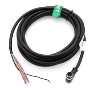 HangTon Cavo di alimentazione M12 a 12 pin con codifica A maschio ad angolo retto a cavi volanti GPIO per KATHREIN RRU 4000 7700 ARU 3000 8500 lettore di codici RFID, automazione sensore attuatore