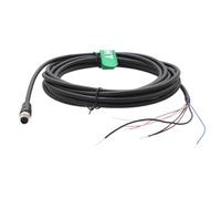 HangTon Cavo di alimentazione M8 I/O per telecamera Basler Ace 2 V, Boost R, Racer 2 S, controllo automazione industriale, sensore sistema di visione, 6 pin, codificato A, schermato, 5 m