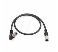 HangTon Cavo di alimentazione maschio Hirose 4 pin a maschio Hirose 4 pin per dispositivi audio MixPre 688 Mixer Zoom F8 Recorder 50 cm, angolo retto a dritto