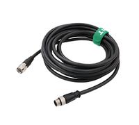 HangTon Cavo di alimentazione per Basler GigE Camera M12 D-code 4 pin Maschio a Hirose 12 Pin Femmina 3M