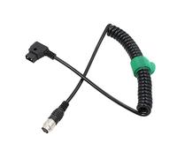 HangTon - Cavo di alimentazione per Fujinon Nikon Canon B4 ENG 2/3" Lens Servo D-Tap a Hirose 12 pin femmina, a spirale