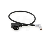HangTon Cavo di alimentazione Ptap D-tap a 2 pin femmina per fotocamera RED KOMODO 6K (45 cm, angolo retto)