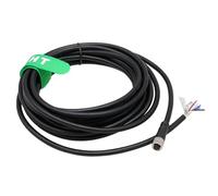 HangTon Cavo di alimentazione sensore attuatore per monitor Keyence, M8 4 pin A-Code femmina cavo volante automazione dispositivo di controllo campo schermato PVC 2m