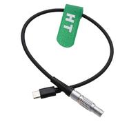 HangTon Cavo di alimentazione USB-C per DJI RS4 RS3 Pro RS2 a Teradek Bond Bolt Vaxis Video Trasmettitore Ricevitore Trasmissione Wireless USB Type-C a 2 Pin 12V 30cm