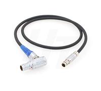 HangTon Cavo di arresto 1B 10 Pin ad angolo retto a RS 3 Pin per Preston MDR3 MDR4 alla macchina fotografica di Alexa Sony 24"