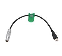HangTon Cavo di controllo dell'alimentazione USB-C per DJI RS4 RS3 Pro RS2 a trasmissioni video trasmissioni Master Wheels, USB Type-C a 6 pin 4+2 femmina, 30 cm