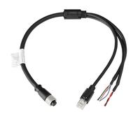 Hangton Cavo di debug con funzione Ethernet per DJI Livox Mid-360 LiDAR sensore al computer, 1 a 3 splitter, M12 Aviation A codificato da 12 pin femmina a RJ45 e scorrevoli di volo, 50 cm