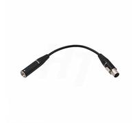 HangTon Cavo di prolunga adattatore audio per microfono Shure SM-93 WBH WL Body-Pack Trasmettitore Mini XLR 4 pin TA4F maschio a femmina (15)