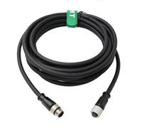 HangTon Cavo di prolunga I/O, da 12 pin maschio a 12 pin femmina, per encoder Baumer, Cognex Checker 201 Data Man in-Sight 7000 9000, presa M12 con codifica A, 10 m