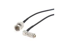 HangTon - Cavo DIN 1.0/2.3 a BNC 3G SDI per telecamera Blackmagic Video Assist Monitor Hyperdeck Shuttle RG174/U 75 ohm (1 m, angolo retto DIN 1.0/2.3 a BNC)
