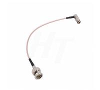 HangTon - Cavo DIN 1.0/2.3 a BNC 3G SDI per telecamera Blackmagic Video Assist Monitor Hyperdeck Shuttle 75 ohm (15 cm, angolo retto DIN 1.0/2.3 a BNC RG179)