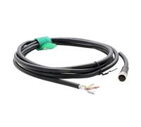 HangTon Cavo elettrico femmina M8 a 8 pin per Baumer CX Machine Vision Industrial Camera Sensor Automation Control I/O, codificato A, schermato, 3 m