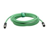 HangTon Cavo Ethernet Encoder Sensor Camera M12 4 Pin D Coded Maschio a M12 4 Pin D Codifica Femmina Cavo per Baumer Network Profinet Fieldbus Dati di Alimentazione 3m