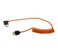 HangTon Cavo HDMI tipo A, 8K60 4K120 per Atomos Ninja V Shinobi Ultra, Canon Nikon Sony Lumix Fujifilm Blackmagic ZCAM Portkeys FEELWORLD Andycine Gorga SmallHD Gimbal, angolo sinistro, 50 cm