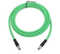 HangTon Cavo industriale EtherCAT per sensore attuatore Beckhoff EtherNet EtherCAT Profinet controllo automazione bus di campo, M8 4 pin a M8 4 pin, schermato PUR, 5 m