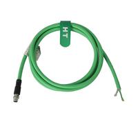 HangTon Cavo M8 EtherCAT per sensore di comunicazione di rete Beckhoff Keyence EtherNet Profinet Fieldbus controllo di automazione industriale, 4 pin maschio a estremità aperta, schermato PUR, 8 m