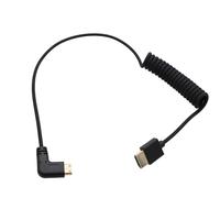 HangTon Cavo Mini HDMI a Full HDMI 4K 8K60p per fotocamera Canon Sony Nikon Z5 Z6 Z7 Z6ii Z7ii D750 ATOMOS Ninja V Ultra SmallHD Cine Indie Monitor, ad angolo, tipo A C 50 cm