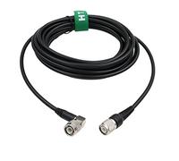 HangTon Cavo schermato coassiale antenna GPS 50 Ohm TNC a TNC ad angolo retto RF segnale bassa perdita RG223 3M