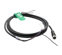 HangTon Cavo sensore attuatore M8 3 pin femmina cavi di volo per Omron Banner Baumer Turck Sick Automation Control Field Device schermato PVC 5m