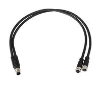 HangTon Cavo splitter maschio femmina M12 a 8 pin A-Code per Banner Turck Cognex Sensor Camera Attuatore industriale Profibus Automation Encoder Sensor PLC I/O, PVC schermato 30 cm