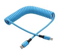 HangTon Cavo USB-C CarPlay, ricarica rapida 9/12/15/20V 3A 60W, intrecciato a spirale per iPhone 15 16, Galaxy S24, Pixel 9, ThinkPad X1, iPad, MacBook Pro, R6 A7CR FX3 S1H fotocamera, laptop
