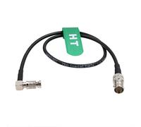 HangTon Cavo video 6G SDI Adattatore da micro BNC a BNC femmina per monitor Blackmagic Video Assist 4K 5", angolo retto ad alta densità 60cm