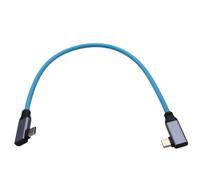 HangTon Cavo video di alimentazione dati USB Tipo C 20Gbps 100W 4K60 per SSD BMPCC ZCAM R5 R6 A7C FX3 Camera iPhone 15 iPad Phone Laptop Thunderbolt 3 Monitor Display, intrecciato 50cm