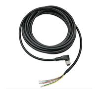 HangTon Cognex In-Sight 7000 24V Cavo IO di alimentazione M12 A-Codificato 12 Pin femmina ad angolo retto a conduttore volante per sensore attuatore industriale CCB-PWRIO 15m