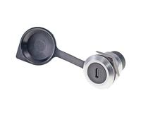 HangTon Connettore circolare impermeabile dell'accoppiatore USB C di tipo C del supporto del pannello, estensione femmina a femmina della presa del telaio del cavo in linea, pass-through della paratia