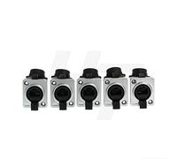 HangTon Connettore RJ45 impermeabile per montaggio a pannello, rete Ethernet Cat5e, presa di alimentazione per chassis (confezione da 5, presa)