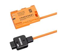 HangTon D-tap a LP-E6NH - Batteria fittizia per fotocamere Canon R5, R5C, R6, R6II, R7, 5DII/III/IV, 6D, 7DII, 60D, 80D, 90D, BMPCC 4K, 8,4 V/3 A, 60 cm
