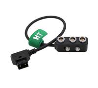 HangTon D-tap maschio a 3 x Fischer RS 3 pin femmina splitter cavo di alimentazione scatola 12 V 10 A