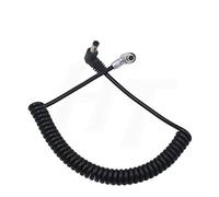 HangTon DC Barrel Aviation 4 Pin Cavo di alimentazione per PortKeys BM5 BM7 HH7 HS7T Monitor, angolo retto 4P (gomito) (cavo a spirale)