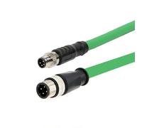 HangTon EtherCAT - Cavo EtherNet da M8 a M12 a 4 pin per Beckhoff, sensore attuatore Profinet, controllo di automazione industriale, alta flessibilità, schermatura PUR, 15 m